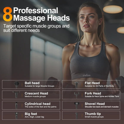 Professional Muscle Massage Gun – Neck & Back Relief