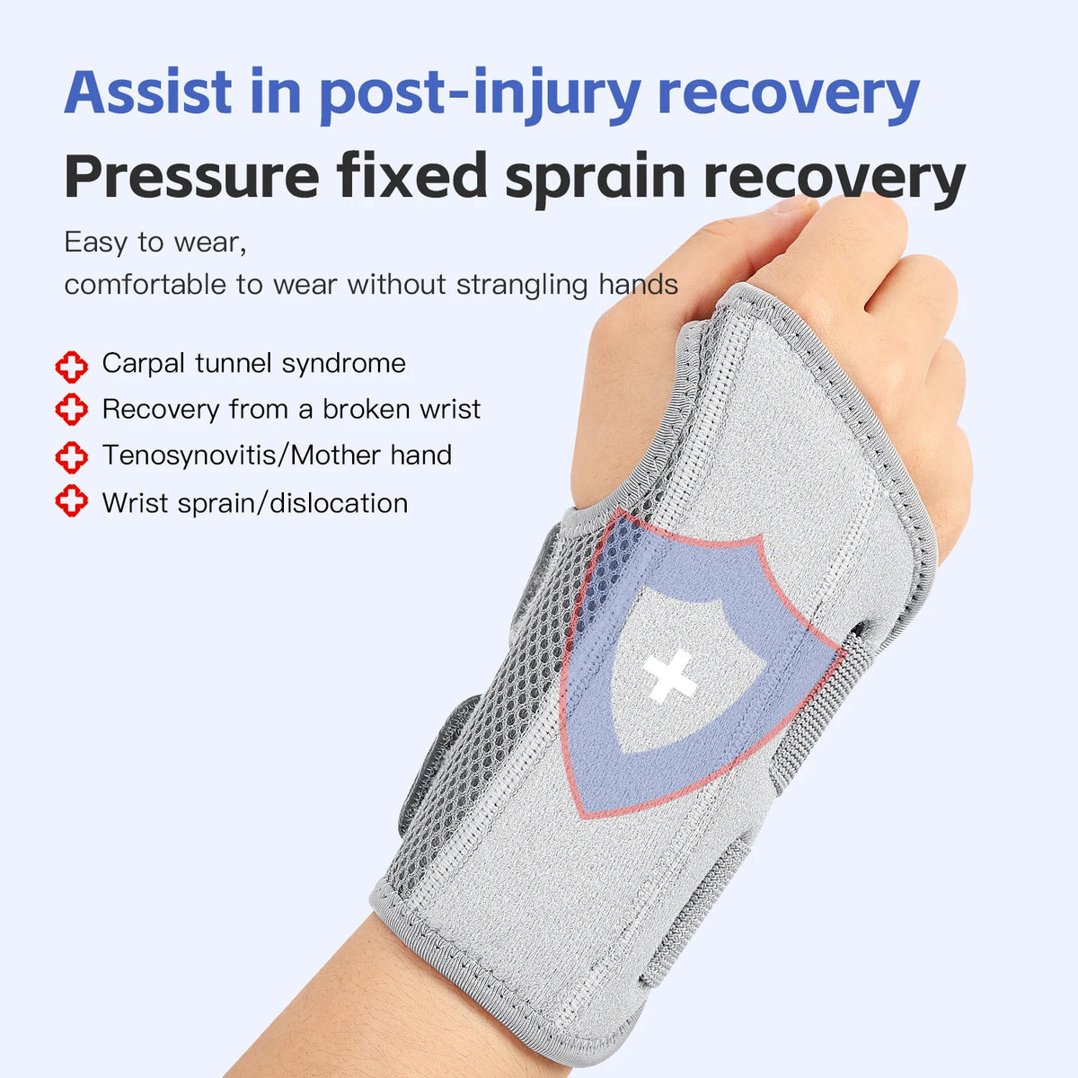 Wrist Support Brace with Splint